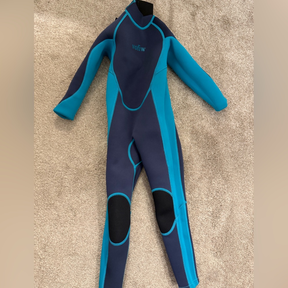 Kids Swim Wetsuit  - Blue and Black